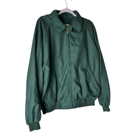 North End All Climate Wear Men's Bomber Jacket in Green Blue Size Large - Picture 2 of 11